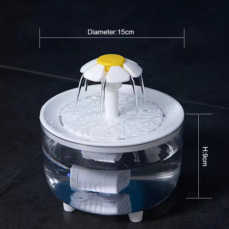 Elevate Your Pet's Hydration with the Ultra-Quiet 1.2L Automatic Water Fountain for Cats