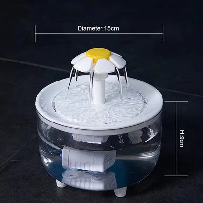 Elevate Your Pet's Hydration with the Ultra-Quiet 1.2L Automatic Water Fountain for Cats
