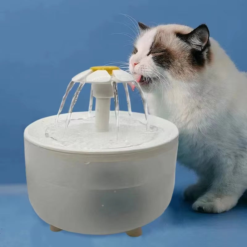 Elevate Your Pet's Hydration with the Ultra-Quiet 1.2L Automatic Water Fountain for Cats
