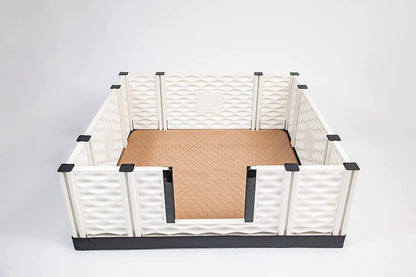 Premium Washable Pee Pads for Dogs - Waterproof, Reusable, and Eco-Friendly Training Pads for All Pets - Perfect for Whelping and Home Protection, 47" x 47"