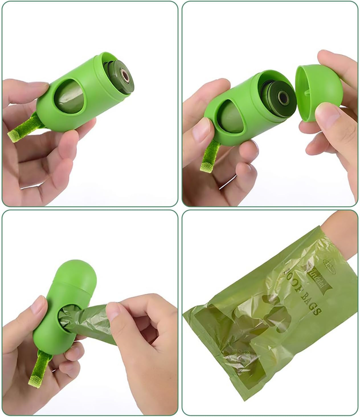 Eco-Friendly Dog Poop Bags: Biodegradable, Scented, Leak-Proof with Dispenser - 450 Count Refills
