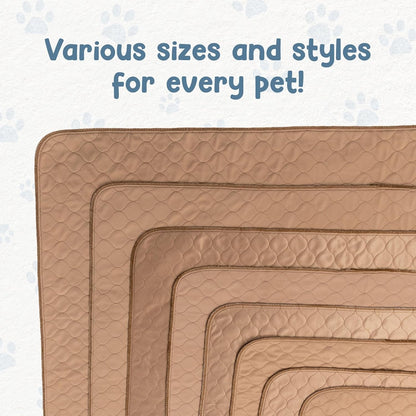 Premium Washable Pee Pads for Dogs - Waterproof, Reusable, and Eco-Friendly Training Pads for All Pets - Perfect for Whelping and Home Protection, 47" x 47"