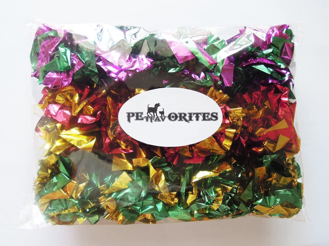 Exciting Mylar Crinkle Balls for Cats - 12 Pack of Fun and Interactive Playtime