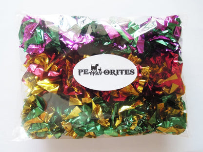 Exciting Mylar Crinkle Balls for Cats - 12 Pack of Fun and Interactive Playtime