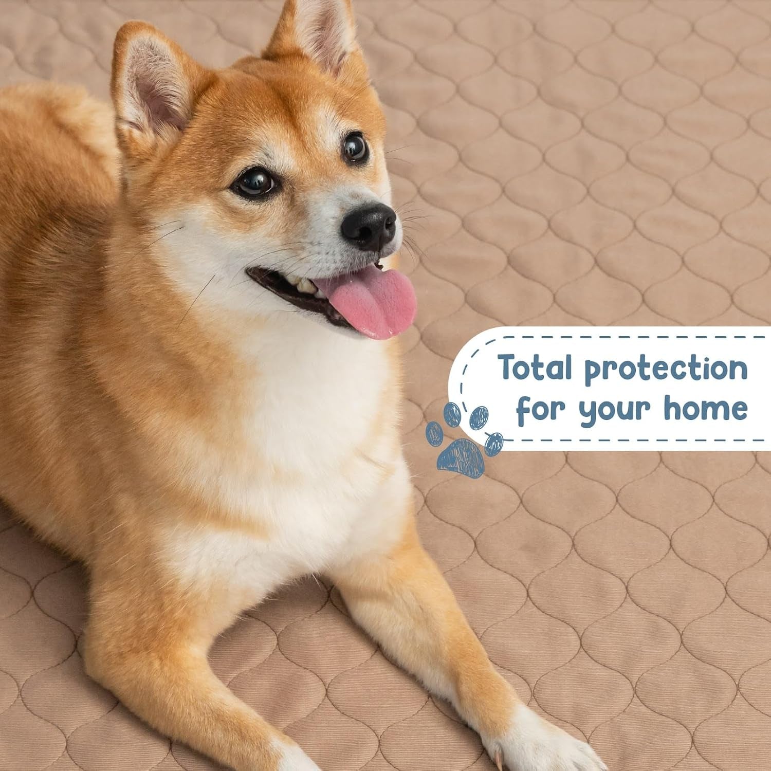 Premium Washable Pee Pads for Dogs - Waterproof, Reusable, and Eco-Friendly Training Pads for All Pets - Perfect for Whelping and Home Protection, 47" x 47"